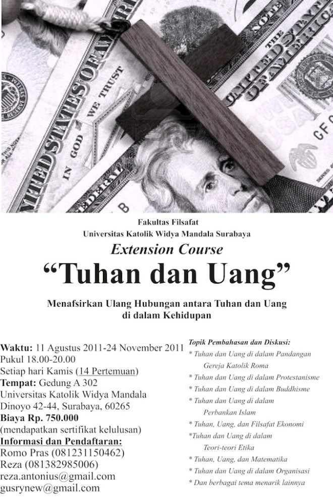 Extension Course Tuhan dan Uang