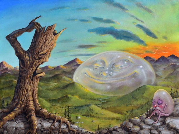 pop surrealism lowbrow happy landscape